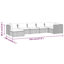 Ensemble modulaire de patio carré de 27,6 po de largeur avec coussins-1433861507-1433861504