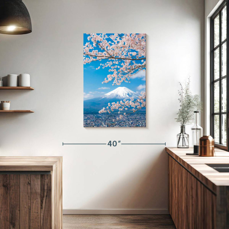 Alvord Mont Fuji Sakura Saison, H 36 po x l 24 po