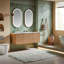 Chêne naturel Ula 60 po avec comptoir blanc-152716903-152716901