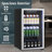 Erivess Beverage Refrigerator Cooler, 126 Can/3.2 Cu.ft Mini Fridge with Digital Display, Small Drink Fridge with Adjustable Shelves & Temperature Control for Soda, Beer or Wine, Sliver