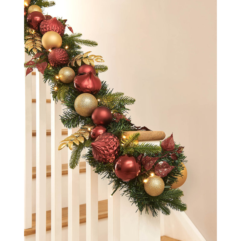 39.97cm Lighted Faux GARLAND with Lights
