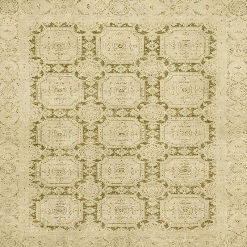 Abstract Indoor Rug, Square 6'