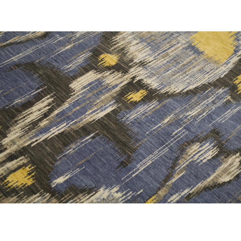 Wool Abstract Area Rug