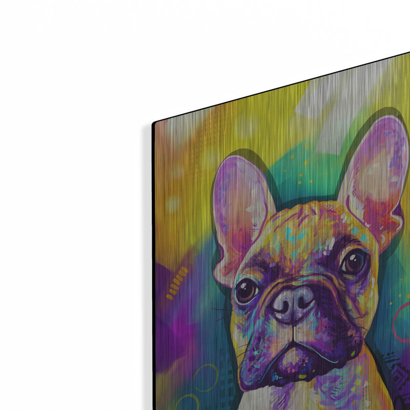«Pop Art French Bulldog» par Furbaby Affiliates, H 16 po x l 12 po