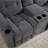 3-Piece Modern Manual Reclining Living Room Set With Overstuffed Recliner Chair, Loveseat With Storage Console And 3-Seat Sofa With Fixed Center-53199019