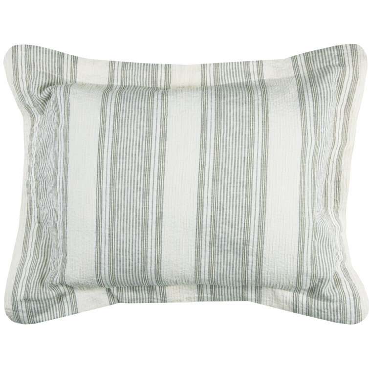 Clover Ivory/Gray Linen Duvet Cover Collection