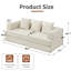 Canapé convertible pliable 78,8 po Chenille-1536165597