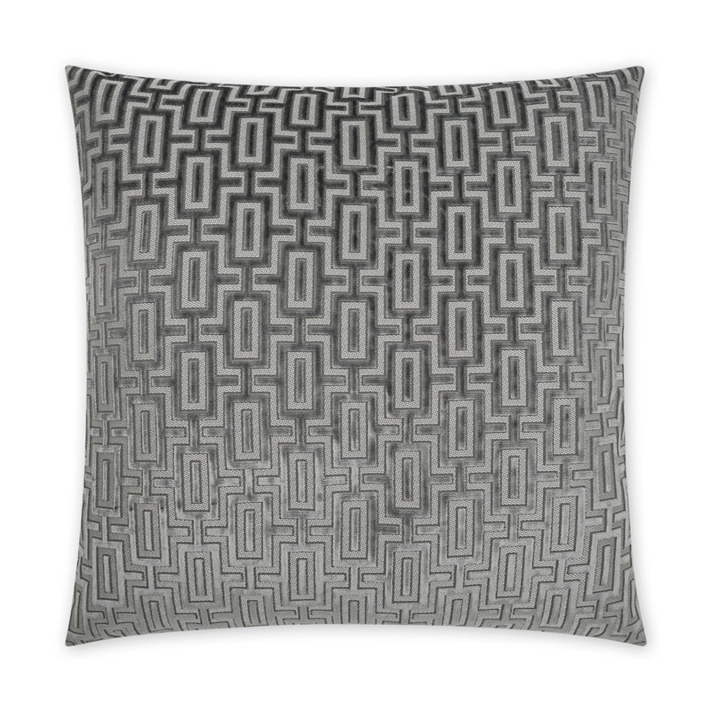 Bergman Pillow Cover & Insert, Nickel, Rectangle 14"H x 24"W
