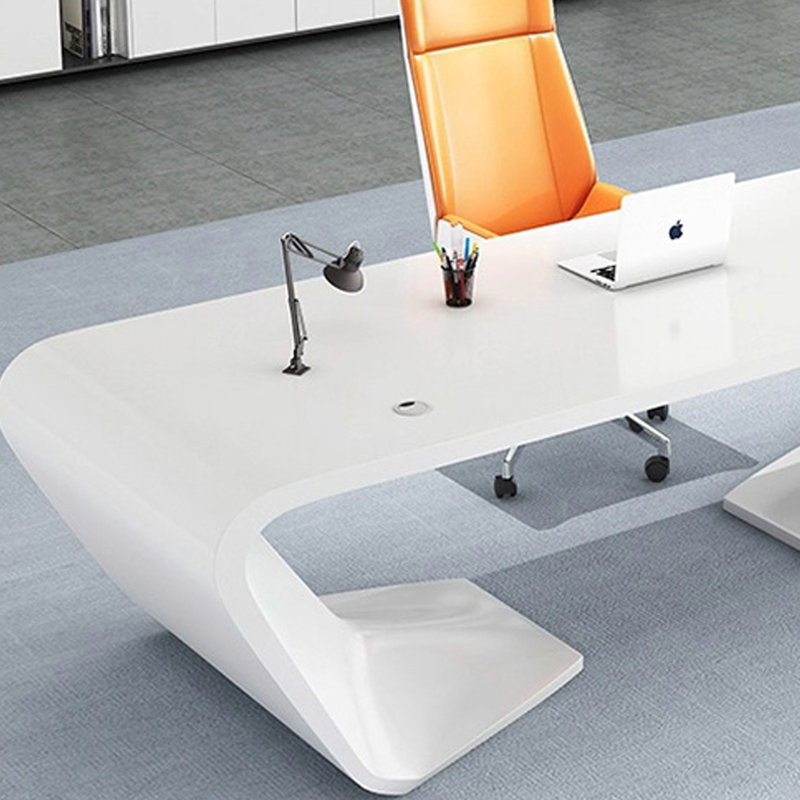 Bureau simple et moderne, H 29,53 po x l 70,87 po x P 31,5 po