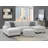 126" Wide Two Chaise Sectional