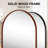 Arch Wood Mirror Full Length Mirror Wall Mirror-104935585