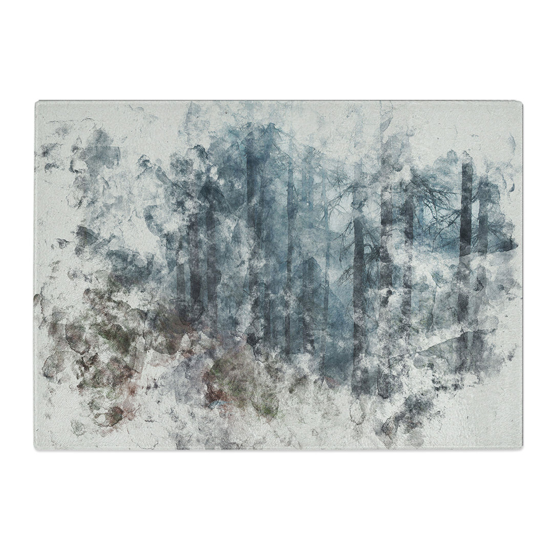 Forest Pathway Watercolour Chopping Board