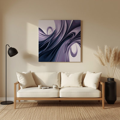 «Gradient Abstract 14», art mural en métal gris