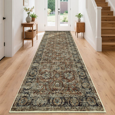 Tapis lavable rétro pour chambre à coucher, salon, salle à manger