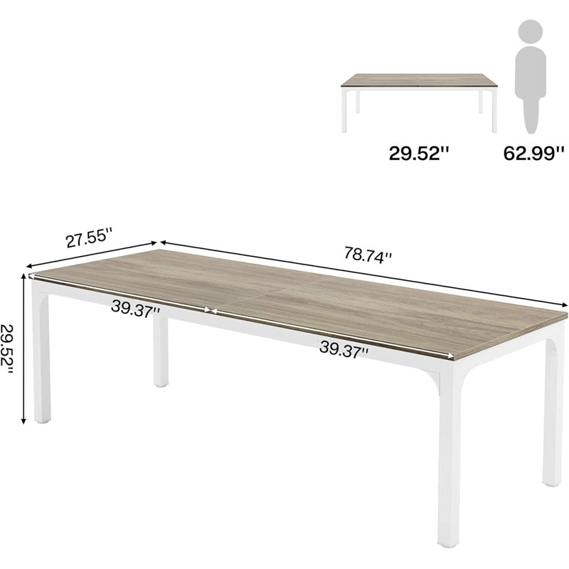 Table de conférence, long bureau d'écriture, bureau