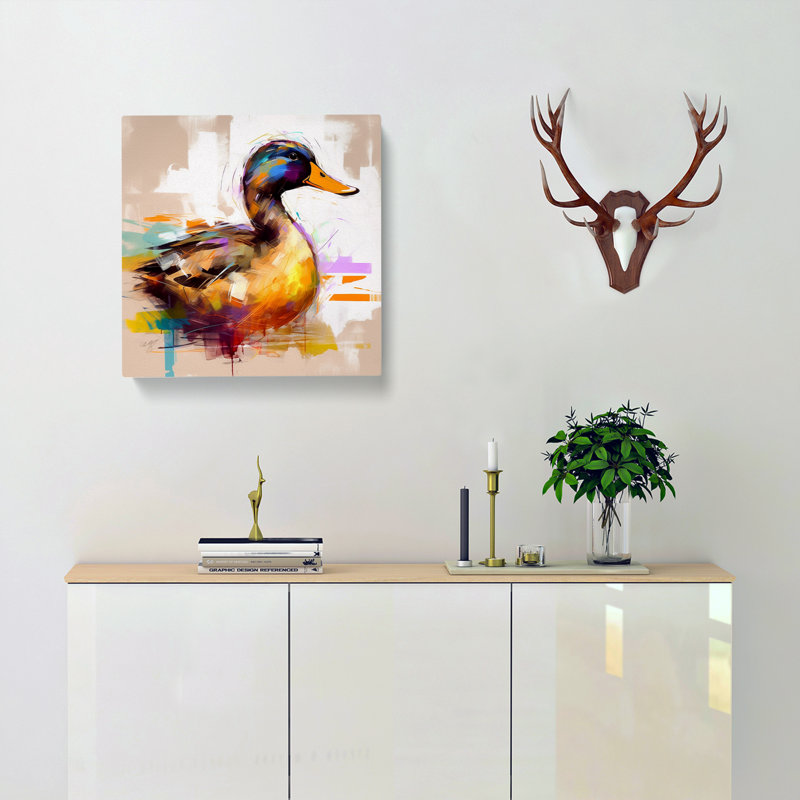 Duck Gestural No.1 - No Frame Print
