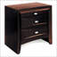 Table de chevet élégante et fonctionnelle avec deux tiroirs et un plateau supérieur pour un rangement pratique-107124784