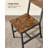 Rustic Wood Chairs With Metal Steel Frame-1430141660