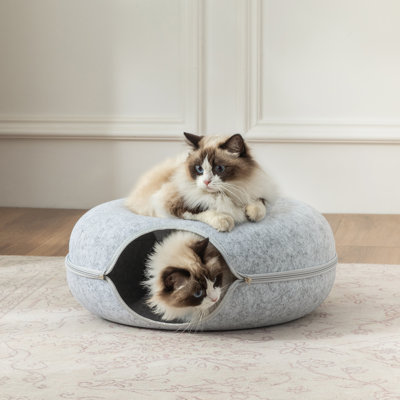 Large Cat Tunnel Bed For Indoor Cats