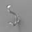 Craftsman Steel Wall Hook-90885094