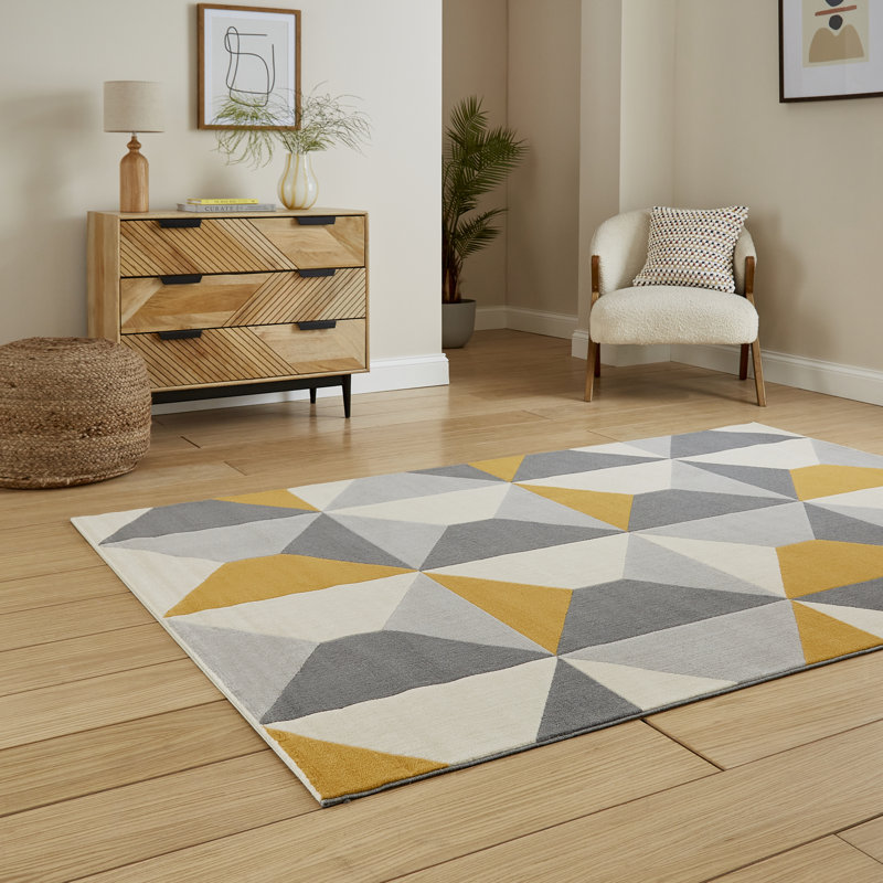 Hayly Geometric Area Rug, Rectangle 160 x 230 cm
