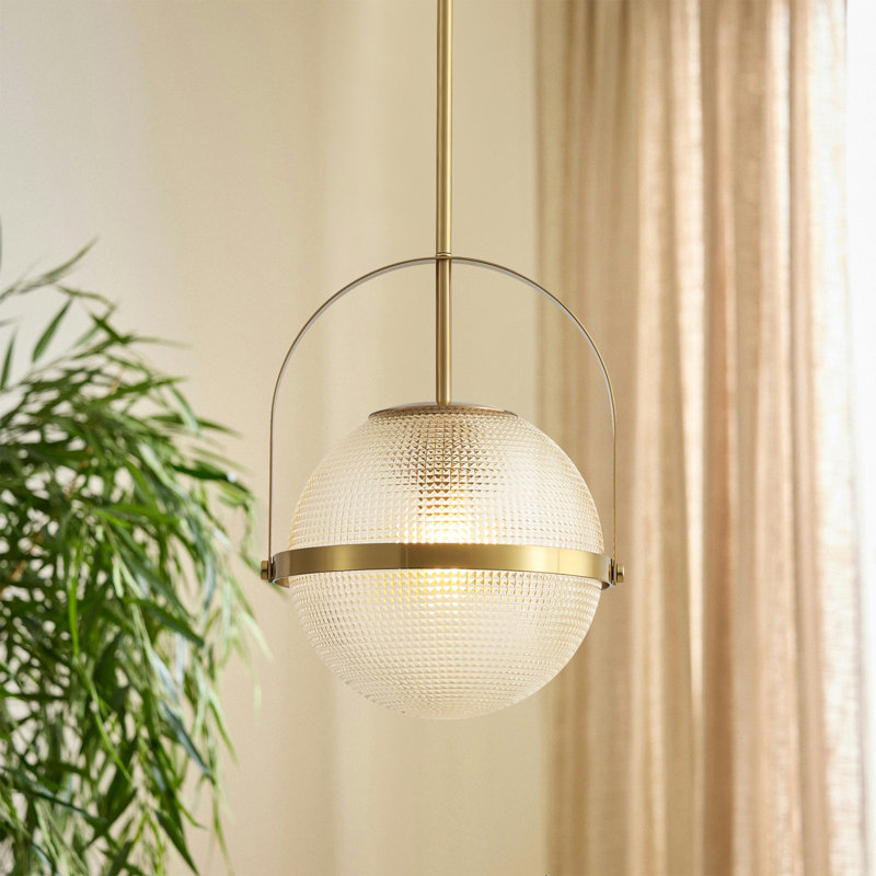 1 - Light Brass Sphere Pendant