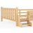 Kids Queen Solid Wood Floor Bed with Bookcases, Cute Stairs and Guardrails-1858845807-1858845805