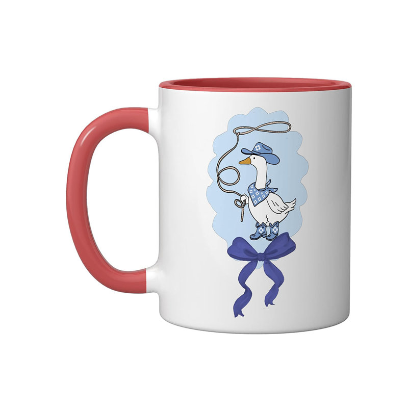 Ceramic Coffee Mug, Red