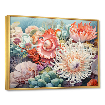 Marine Master Chef White Anemone, reproduction d'art sur toile