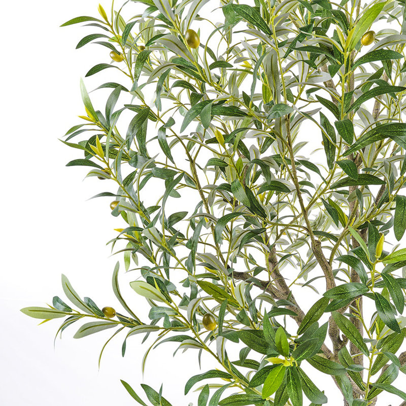 Artificial Olive 8.5' Tree with Artisan Mediterranean Planter