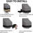 Outdoor Swivel Chair Cover Waterproof, Heavy Duty Patio Chair Cover, Windproof Outdoor Furniture Cover With Air Vent-906051701