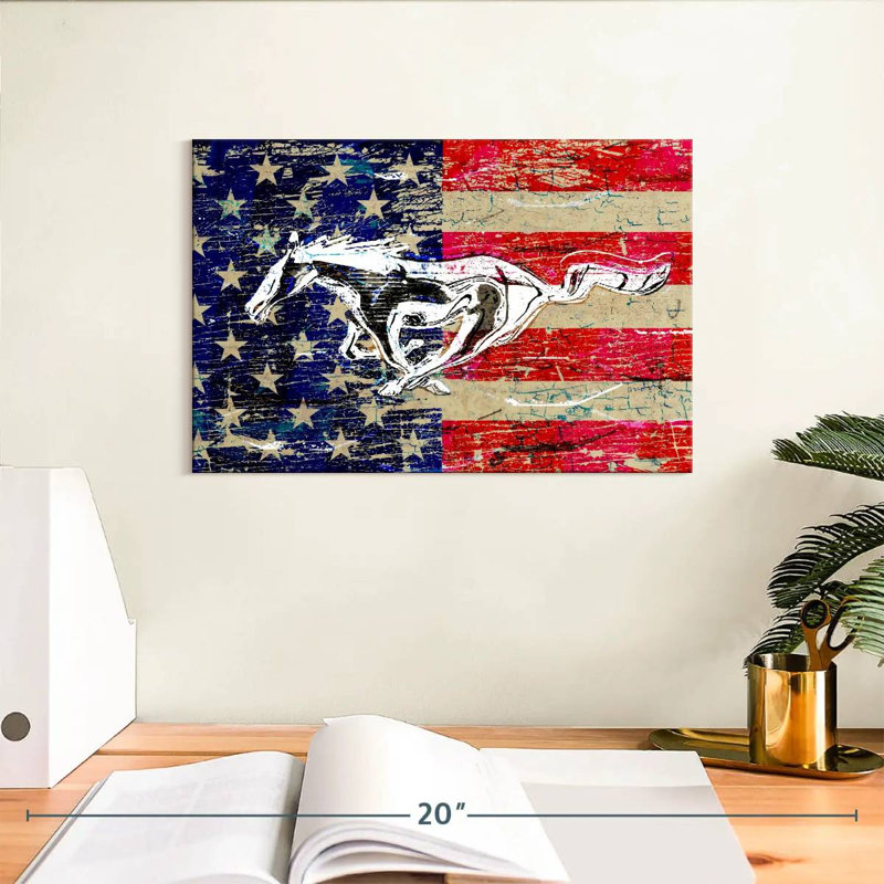 Drapeau Bores Old Ford, H 8 po x l 12 po