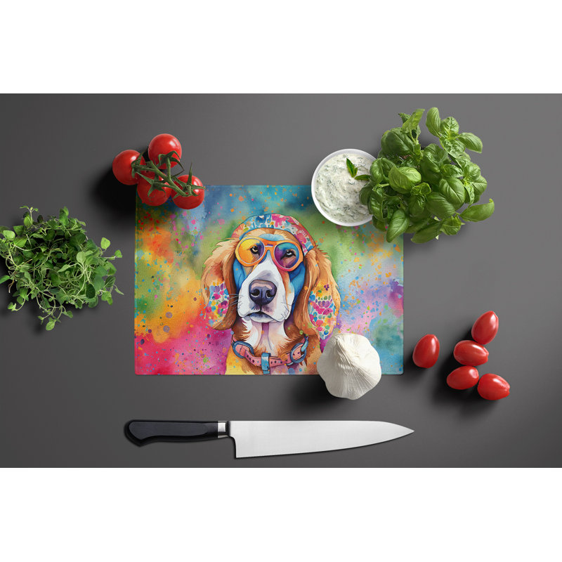 Hippie Dawg Glass Cutting Board Large