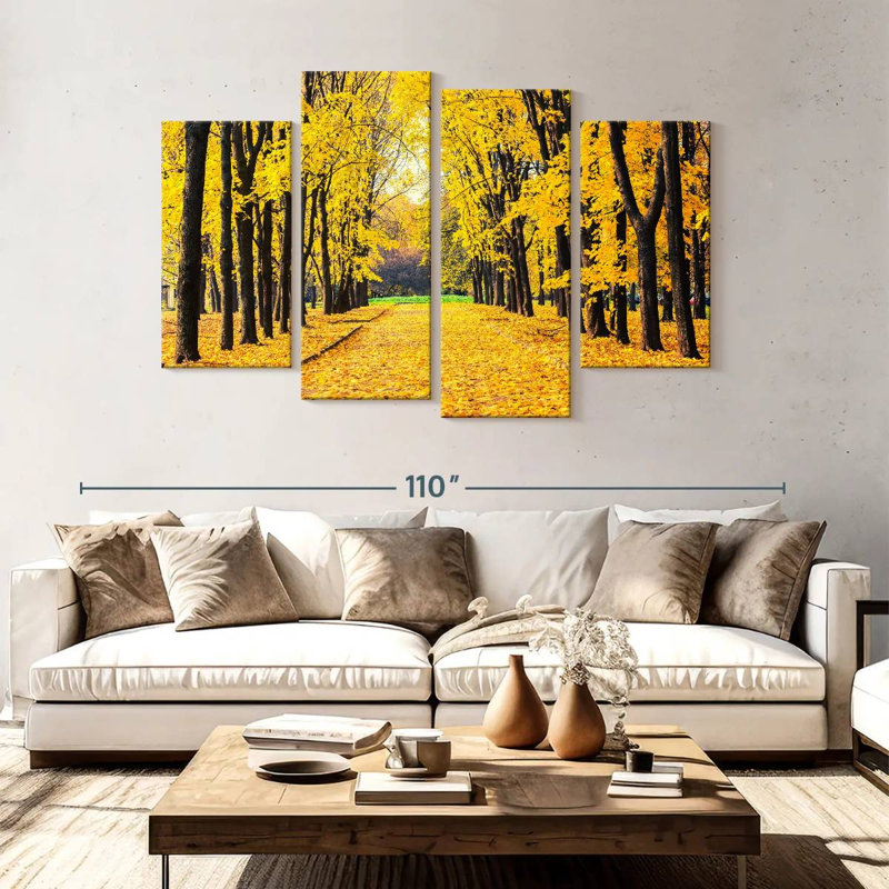 Sireci Autumn Park Foliage, 54" H x 84" W