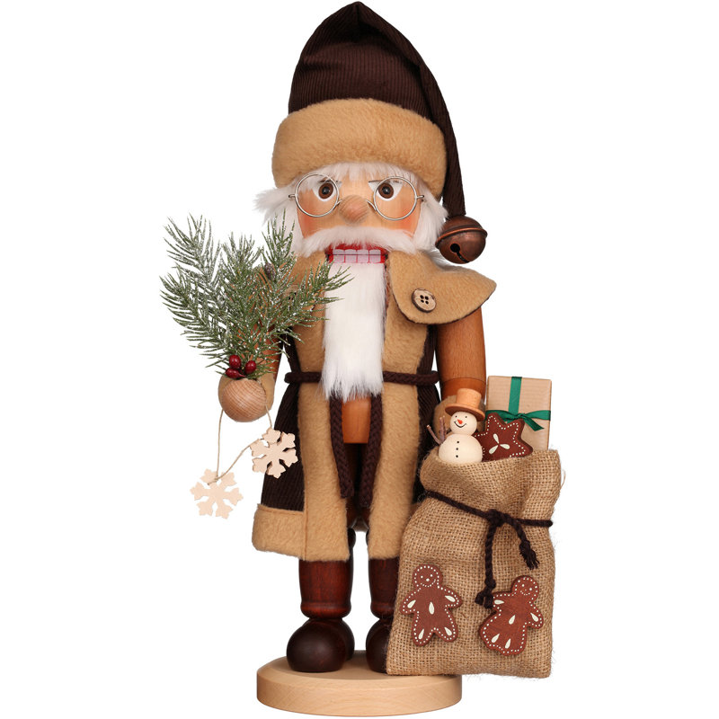 Casse-noisette de père noël en bois christian ulbricht