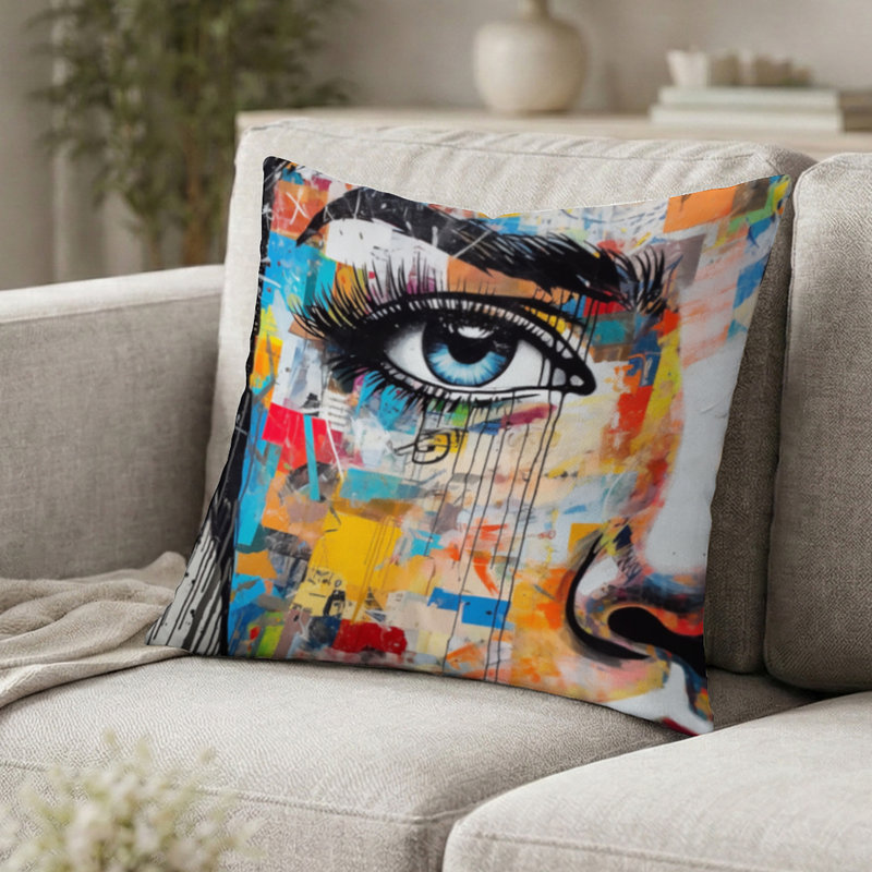 Coussin Fashion Printed, H 20 po x l 20 po