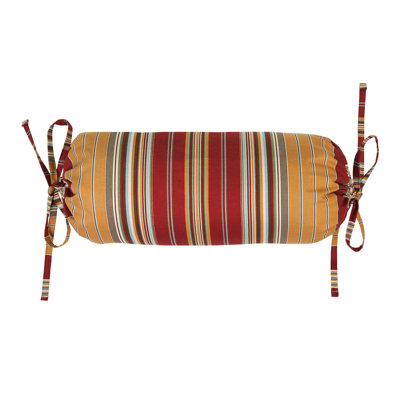 Tapestry Stripe Striped Reversible Throw Pillow