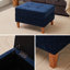 41cm Wide Tufted Square Standard Ottoman with Storage-477598866