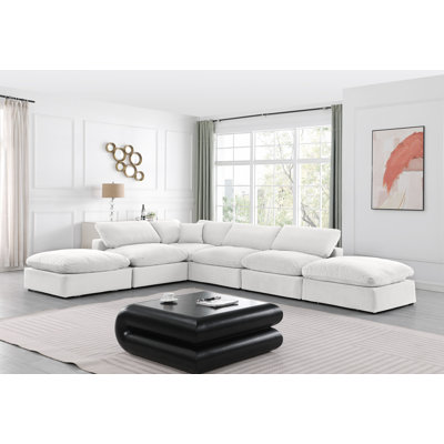Hosna Upholstered Sectional Reversible