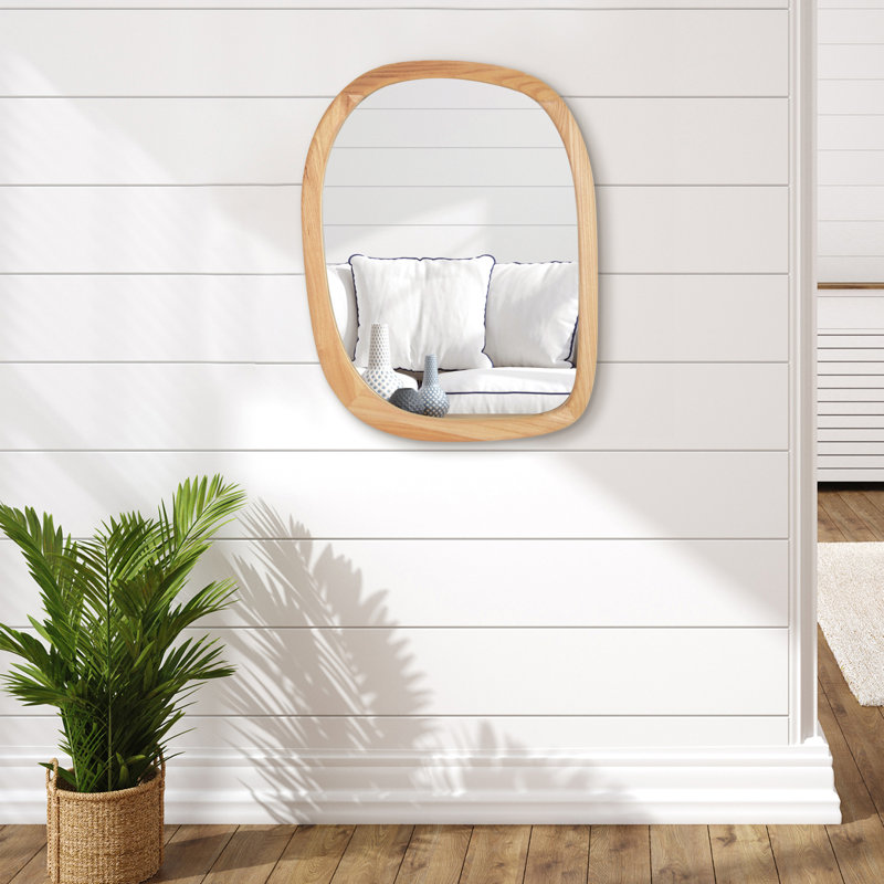 Bentely Irregular Wall Mirror, Natural