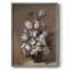 «Vintage Floral Print», reproduction encadrée en bois massif-2090013075