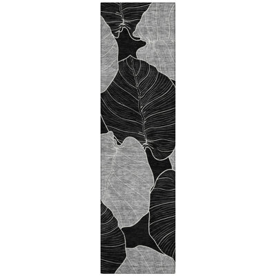 Machine Washable Indoor/Outdoor Chantille ACN2506 Floral Rug
