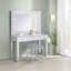 Coiffeuse avec miroir 3 tiroirs Trevor