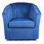 Velvet Swivel Barrel Chair-1544929396