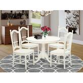 Alcott Hill® Devoe Round Solid Wood Dining Table & Reviews | Wayfair