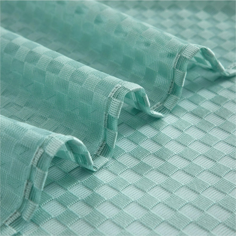  Panneau de rideau simple diaphane filtrant la lumière, Bleu, L 38 po x L 63 po