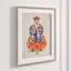 Silk Scroll, Man Framed Acrylic Painting Print by Dana Gibson