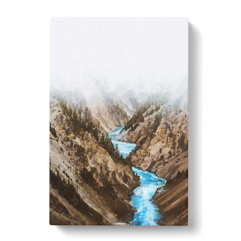 Yellowstone National Park - Wrapped Canvas Print, 50cm H x 35cm W x 3cm D