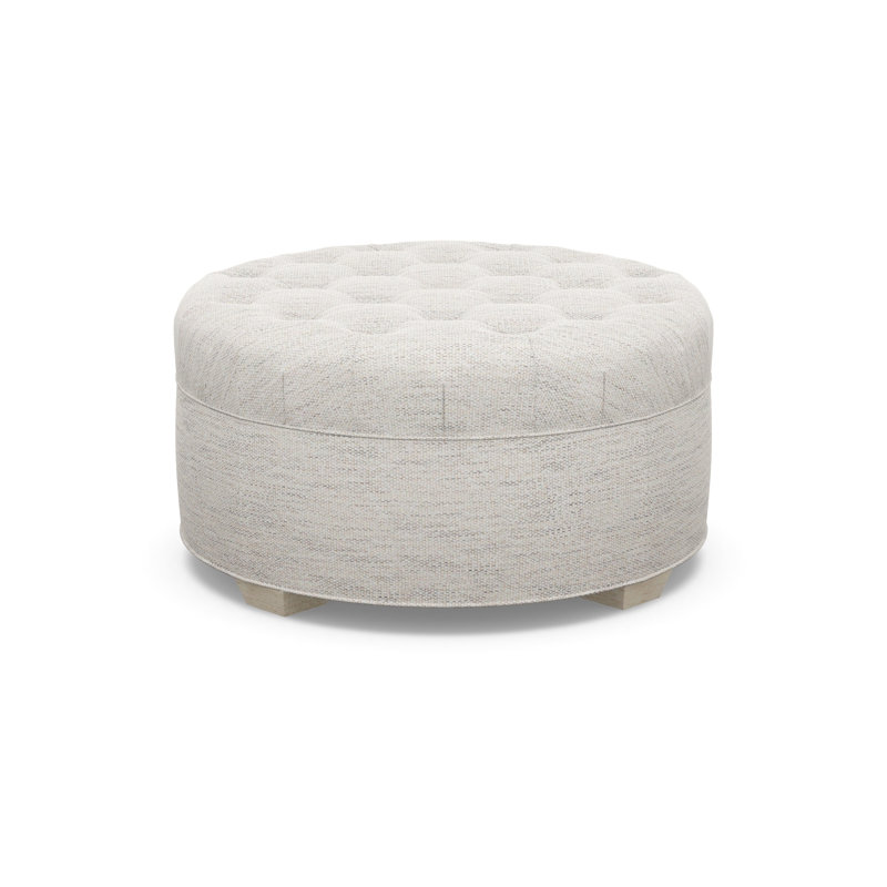 Round Ottoman, 8786-70, Sandstone