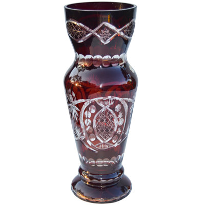 Vase de table Ruby-Red / Clear